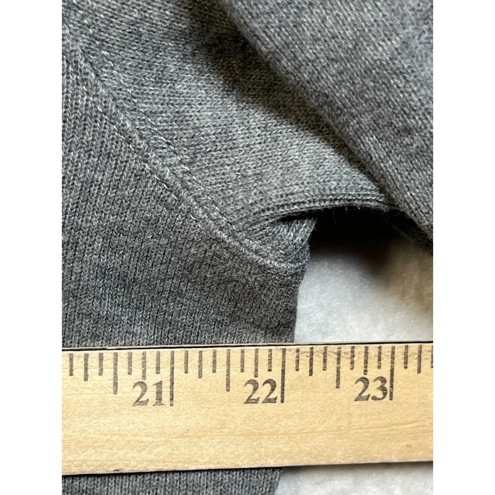 Polo Ralph Lauren Quarter Zip Sweater Mens‎ Small Grey Cotton